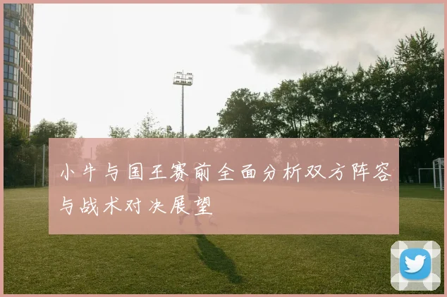 小牛与国王赛前全面分析双方阵容与战术对决展望
