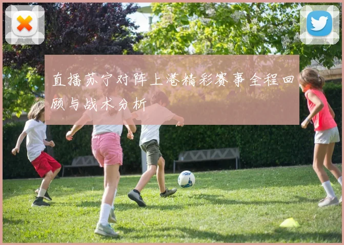 直播苏宁对阵上港精彩赛事全程回顾与战术分析